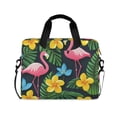 thumbnail image 1 of FORMRS 16" Laptop Bag Carrying Sleeve Case with Handle Travel Shoulder Briefcase, Flamingo Floral Pattern, 1 of 8
