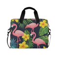 thumbnail image 1 of FORMRS 16" Laptop Sleeve Bag Carrying Case with Handle Travel Shoulder Briefcase, Flamingo Pattern, 1 of 8