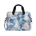 thumbnail image 1 of FORMRS 16" Laptop Bag Carrying Sleeve Case with Handle Travel Shoulder Briefcase, Floral Easter Rabbits, 1 of 8