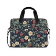 thumbnail image 1 of FORMRS 16" Laptop Bag Carrying Sleeve Case with Handle Travel Shoulder Briefcase, Floral Raspberry Pattern, 1 of 8