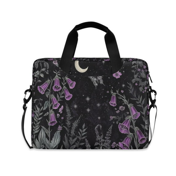 FORMRS 16" Laptop Sleeve Bag Carrying Case with Handle Travel Shoulder Briefcase, Gothic Floral Print