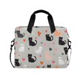 thumbnail image 1 of FORMRS 16" Laptop Bag Carrying Sleeve Case with Handle Travel Shoulder Briefcase, Gray Cartoon Pattern, 1 of 8