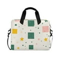 thumbnail image 1 of FORMRS 16" Laptop Bag Carrying Sleeve Case with Handle Travel Shoulder Briefcase, Green Abstract Pattern, 1 of 8