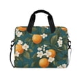 thumbnail image 1 of FORMRS 16" Laptop Bag Carrying Sleeve Case with Handle Travel Shoulder Briefcase, Green Floral Orange, 1 of 8