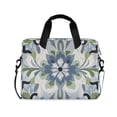 thumbnail image 1 of FORMRS 16" Laptop Sleeve Bag Carrying Case with Handle Travel Shoulder Briefcase, Green Floral, 1 of 8