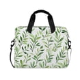 thumbnail image 1 of FORMRS 16" Laptop Bag Carrying Sleeve Case with Handle Travel Shoulder Briefcase, Green Leafy Pattern, 1 of 8
