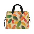 thumbnail image 1 of FORMRS 16" Laptop Sleeve Bag Carrying Case with Handle Travel Shoulder Briefcase, Green Retro Autumn Leaves, 1 of 8