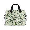 thumbnail image 1 of FORMRS 16" Laptop Bag Carrying Sleeve Case with Handle Travel Shoulder Briefcase, Green Triangles Pattern, 1 of 8