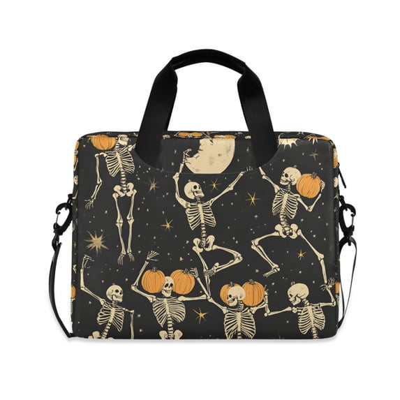 FORMRS 16" Laptop Bag Carrying Sleeve Case with Handle Travel Shoulder Briefcase, Halloween Dancing