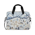 thumbnail image 1 of FORMRS 16" Laptop Bag Carrying Sleeve Case with Handle Travel Shoulder Briefcase, Light Blue Mountain, 1 of 8