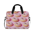 thumbnail image 1 of FORMRS 16" Laptop Bag Carrying Sleeve Case with Handle Travel Shoulder Briefcase, Light Pink Doughnuts, 1 of 8