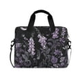 thumbnail image 1 of FORMRS 16" Laptop Sleeve Bag Carrying Case with Handle Travel Shoulder Briefcase, Light Purple Flowers, 1 of 8