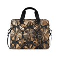 thumbnail image 1 of FORMRS 16" Laptop Bag Carrying Sleeve Case with Handle Travel Shoulder Briefcase, Metallic Flower, 1 of 8