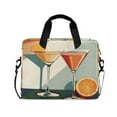thumbnail image 1 of FORMRS 16" Laptop Sleeve Bag Carrying Case with Handle Travel Shoulder Briefcase, Mid Century Orange Juice, 1 of 8