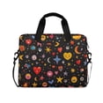 thumbnail image 1 of FORMRS 16" Laptop Bag Carrying Sleeve Case with Handle Travel Shoulder Briefcase, Moon Pattern, 1 of 8