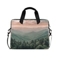 thumbnail image 1 of FORMRS 16" Laptop Bag Carrying Sleeve Case with Handle Travel Shoulder Briefcase, Mountains at Dawn, 1 of 8
