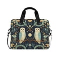 thumbnail image 1 of FORMRS 16" Laptop Bag Carrying Sleeve Case with Handle Travel Shoulder Briefcase, Mystical Owls Pattern, 1 of 8