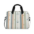 thumbnail image 1 of FORMRS 16" Laptop Sleeve Bag Carrying Case with Handle Travel Shoulder Briefcase, Nautical Pattern, 1 of 8