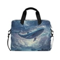 thumbnail image 1 of FORMRS 16" Laptop Bag Carrying Sleeve Case with Handle Travel Shoulder Briefcase, Night Floating Whale, 1 of 8