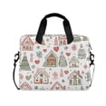 thumbnail image 1 of FORMRS 16" Laptop Bag Carrying Sleeve Case with Handle Travel Shoulder Briefcase, Nordic Christmas House, 1 of 8