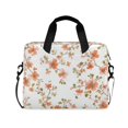 thumbnail image 1 of FORMRS 16" Laptop Bag Carrying Sleeve Case with Handle Travel Shoulder Briefcase, Orange Floral Blooms, 1 of 8