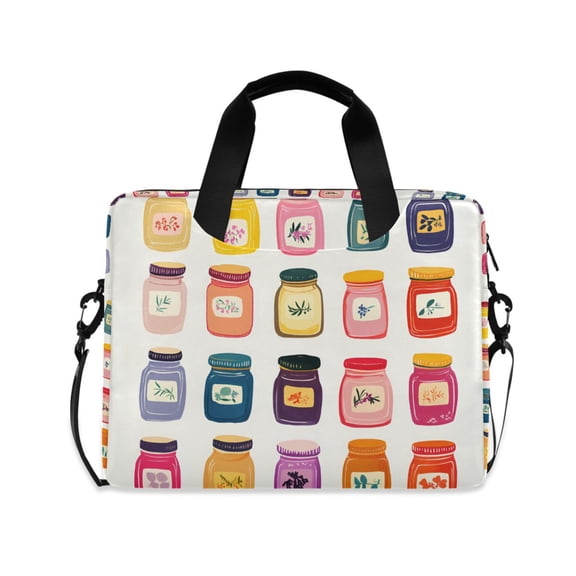 FORMRS 16" Laptop Sleeve Bag Carrying Case with Handle Travel Shoulder Briefcase, Orange Jar