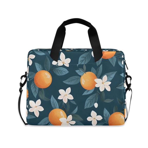 FORMRS 16" Laptop Sleeve Bag Carrying Case with Handle Travel Shoulder Briefcase, Oranges Pattern