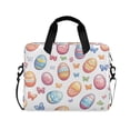 thumbnail image 1 of FORMRS 16" Laptop Bag Carrying Sleeve Case with Handle Travel Shoulder Briefcase, Pastel Easter Pattern, 1 of 8