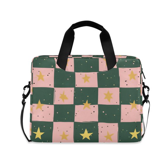 FORMRS 16" Laptop Bag Carrying Sleeve Case with Handle Travel Shoulder Briefcase, Pink Abstract