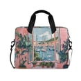 thumbnail image 1 of FORMRS 16" Laptop Bag Carrying Sleeve Case with Handle Travel Shoulder Briefcase, Pink Boat, 1 of 8