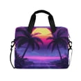 thumbnail image 1 of FORMRS 16" Laptop Bag Carrying Sleeve Case with Handle Travel Shoulder Briefcase, Pink Digital Art, 1 of 8