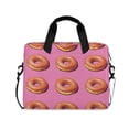 thumbnail image 1 of FORMRS 16" Laptop Bag Carrying Sleeve Case with Handle Travel Shoulder Briefcase, Pink Doughnuts, 1 of 8