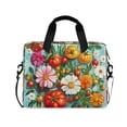 thumbnail image 1 of FORMRS 16" Laptop Bag Carrying Sleeve Case with Handle Travel Shoulder Briefcase, Pink Floral Tomatoes, 1 of 8