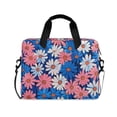 thumbnail image 1 of FORMRS 16" Laptop Bag Carrying Sleeve Case with Handle Travel Shoulder Briefcase, Pink Flowers Pattern, 1 of 8