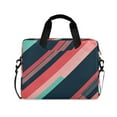 thumbnail image 1 of FORMRS 16" Laptop Bag Carrying Sleeve Case with Handle Travel Shoulder Briefcase, Pink Geometric, 1 of 8