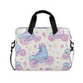 thumbnail image 1 of FORMRS 16" Laptop Sleeve Bag Carrying Case with Handle Travel Shoulder Briefcase, Pink Skates, 1 of 8