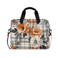 thumbnail image 1 of FORMRS 16" Laptop Bag Carrying Sleeve Case with Handle Travel Shoulder Briefcase, Plaid Floral, 1 of 8