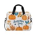 thumbnail image 1 of FORMRS 16" Laptop Bag Carrying Sleeve Case with Handle Travel Shoulder Briefcase, Pumpkins Pattern, 1 of 8