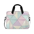 thumbnail image 1 of FORMRS 16" Laptop Bag Carrying Sleeve Case with Handle Travel Shoulder Briefcase, Purple Geometric, 1 of 8