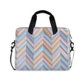 thumbnail image 1 of FORMRS 16" Laptop Bag Carrying Sleeve Case with Handle Travel Shoulder Briefcase, Purple Geometric, 1 of 8