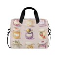 thumbnail image 1 of FORMRS 16" Laptop Sleeve Bag Carrying Case with Handle Travel Shoulder Briefcase, Purple Jam Jars, 1 of 8