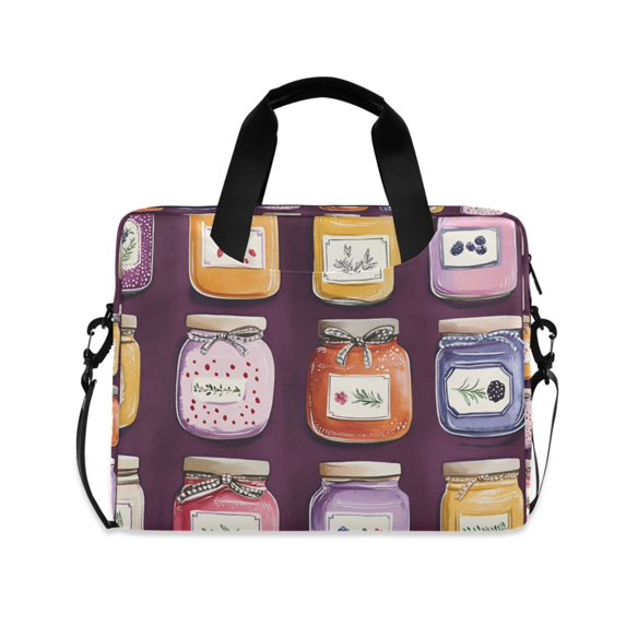 FORMRS 16" Laptop Bag Carrying Sleeve Case with Handle Travel Shoulder Briefcase, Purple Jam