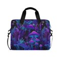 thumbnail image 1 of FORMRS 16" Laptop Bag Carrying Sleeve Case with Handle Travel Shoulder Briefcase, Purple Mushrooms Pattern, 1 of 8
