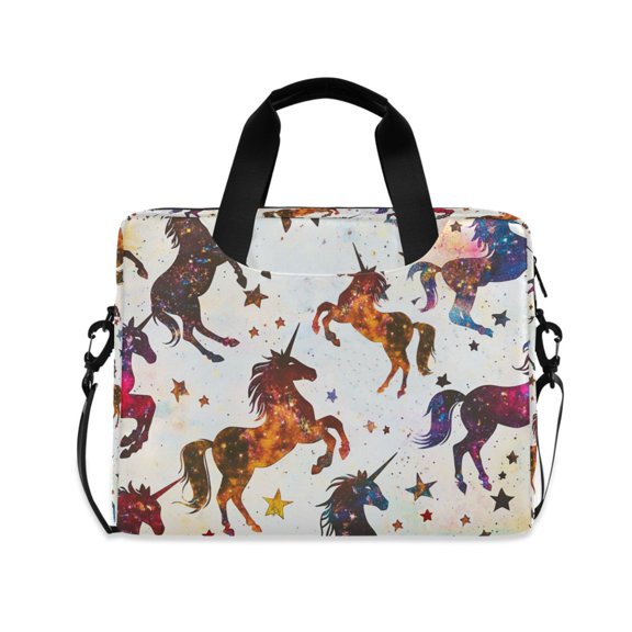 FORMRS 16" Laptop Sleeve Bag Carrying Case with Handle Travel Shoulder Briefcase, Rainbow Stars Pattern