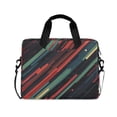 thumbnail image 1 of FORMRS 16" Laptop Bag Carrying Sleeve Case with Handle Travel Shoulder Briefcase, Red Abstract Lines, 1 of 8