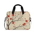 thumbnail image 1 of FORMRS 16" Laptop Bag Carrying Sleeve Case with Handle Travel Shoulder Briefcase, Red Floral Pattern, 1 of 8