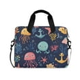 thumbnail image 1 of FORMRS 16" Laptop Sleeve Bag Carrying Case with Handle Travel Shoulder Briefcase, Red Jellyfish, 1 of 8