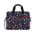 thumbnail image 1 of FORMRS 16" Laptop Bag Carrying Sleeve Case with Handle Travel Shoulder Briefcase, Red Starry Pattern, 1 of 8
