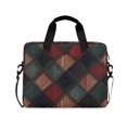 thumbnail image 1 of FORMRS 16" Laptop Bag Carrying Sleeve Case with Handle Travel Shoulder Briefcase, Red Tartan Pattern, 1 of 8