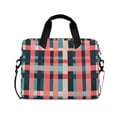 thumbnail image 1 of FORMRS 16" Laptop Sleeve Bag Carrying Case with Handle Travel Shoulder Briefcase, Red Teal Stripes, 1 of 8